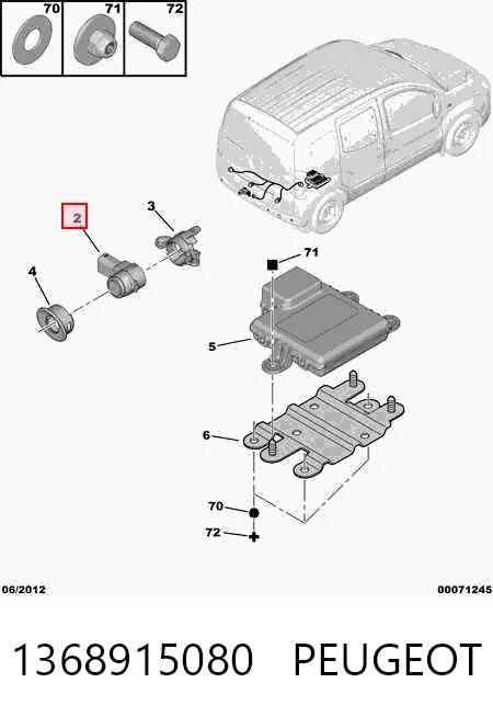 Fiat Fiorino Arka park sensörü