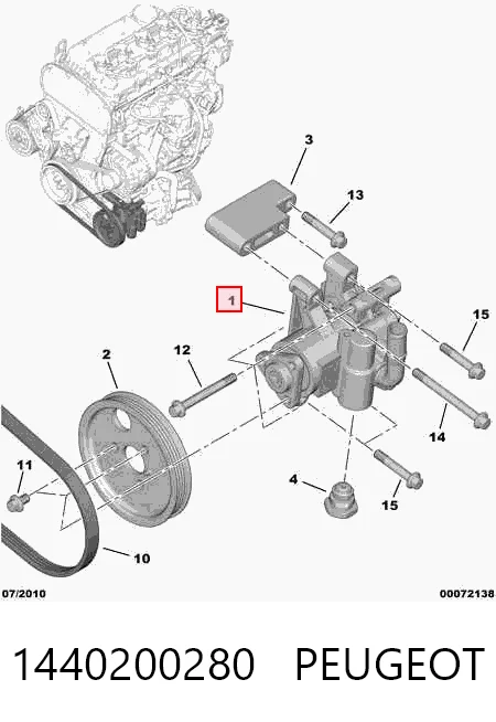 Ford Transit  Hidrolik direksiyon pompası