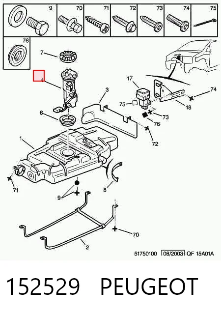 Fiat Marea  Benzin pompası sıfır