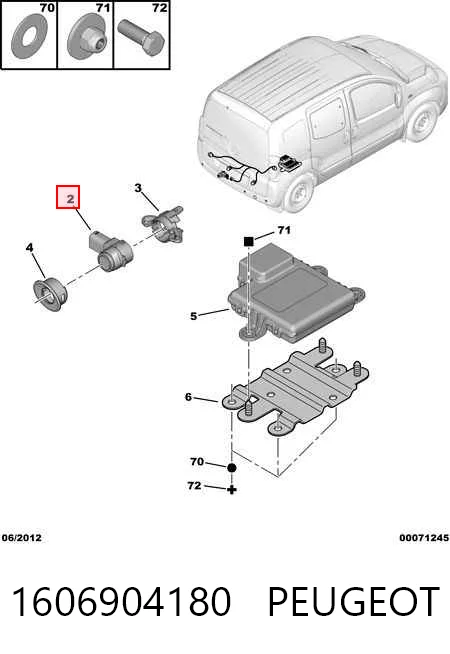 Ducato III Arka park sensörü