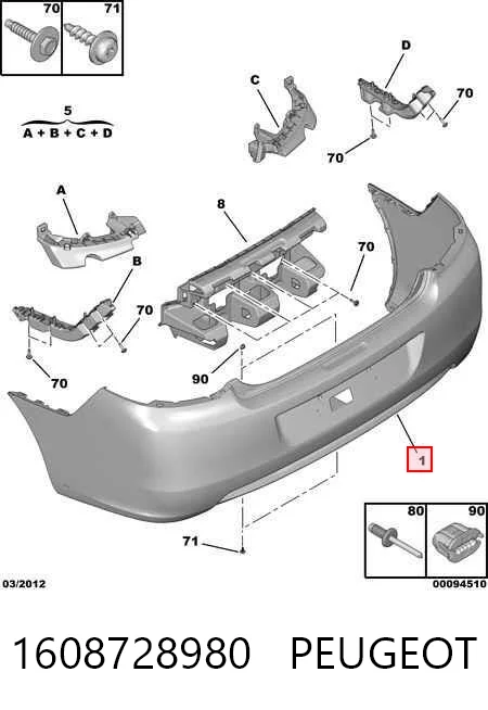 Peugeot 301 Arka tampon Türkiye fiyatı