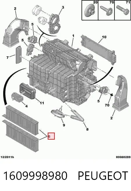 Citroen C4 GRAND PICASSO I Polen filtresi