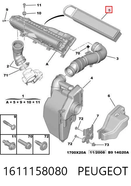 1611158080 Peugeot/Citroen