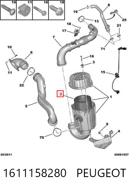 Fiat Ducato III Hava filtresi