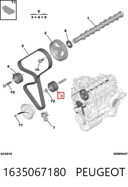 Peugeot 301  Triger set