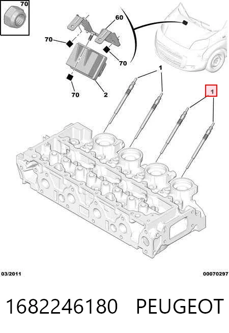 Ford Fiesta Mk5 Isıtma bujisi Türkiye fiyatı