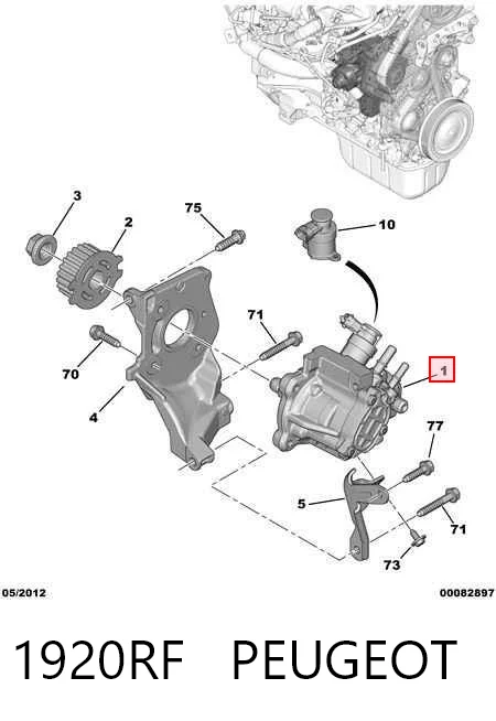 301 sedan (2013 - 2026) Mazot pompası
