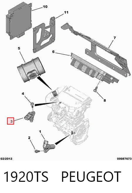 Fiorino van (225) (2008 - 2026) Eksantrik sensörü