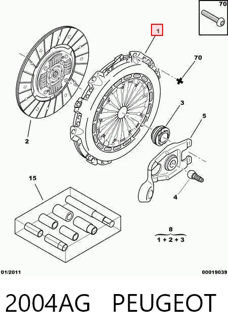 Fiat Fiorino  Debriyaj seti