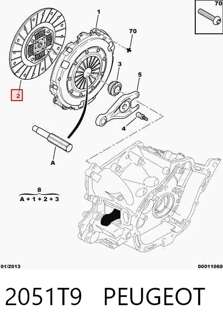 2051T9 Peugeot/Citroen