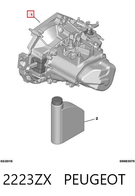 Citroen C4 GRAND PICASSO I Vites kutusu