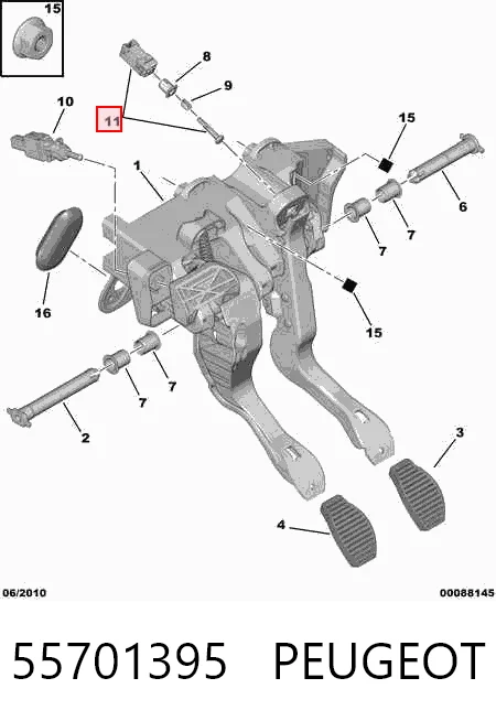 Astra Fren Pedal Müşürü
