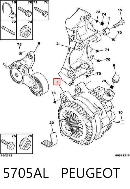 Renault Clio III Alternatör