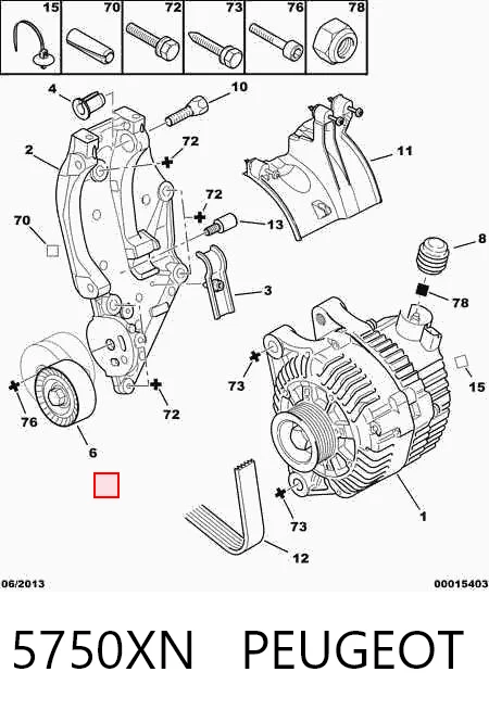 C4 GRAND PICASSO I Alternatör kayışı