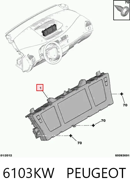Citroen C4 Gösterge paneli