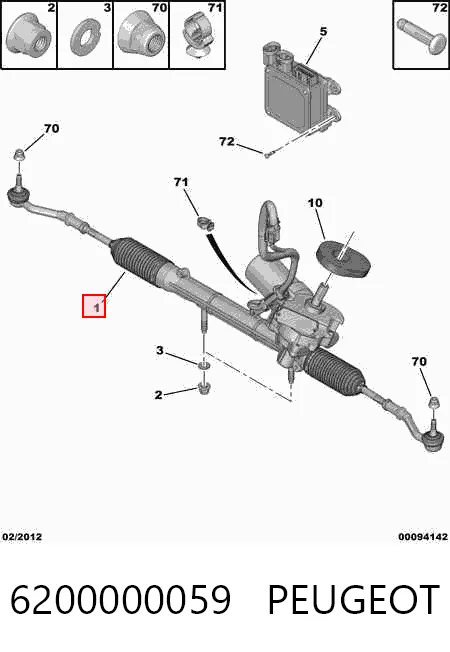 Citroen C3 I Direksiyon kutusu