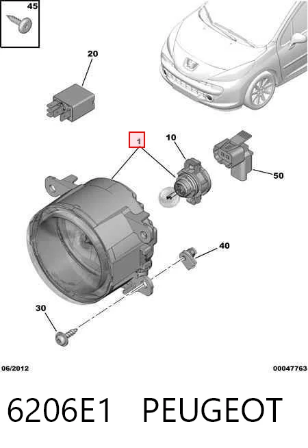 Citroen C4  (2006 - 2013) Sol/sağ sis farı fiyatları