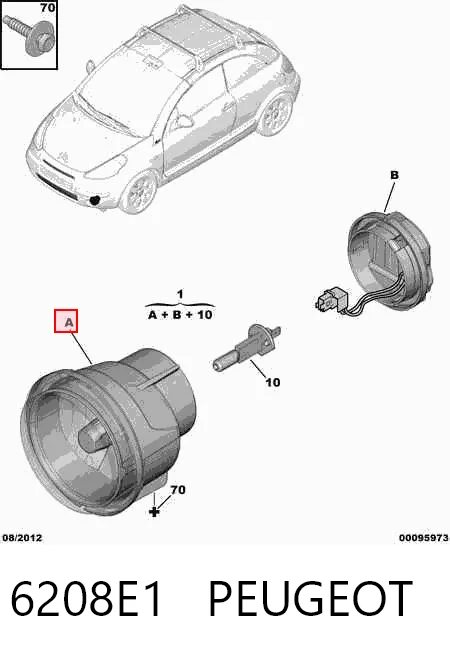 Citroen C3 I Sis farı takımı