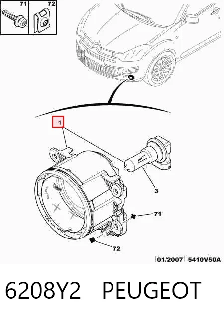 Citroen C4  (2006 - 2013) Sol/sağ sis farı fiyatları