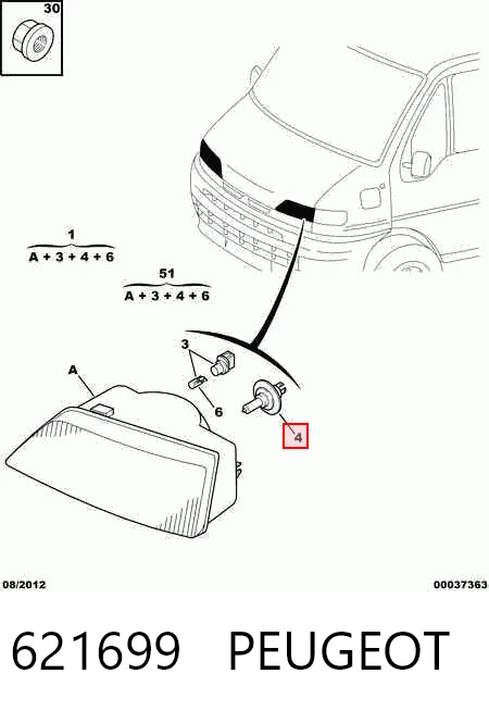 6216.99 Peugeot/Citroen