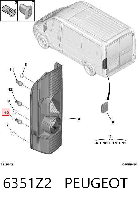 Fiat Ducato III Sağ stop lambası