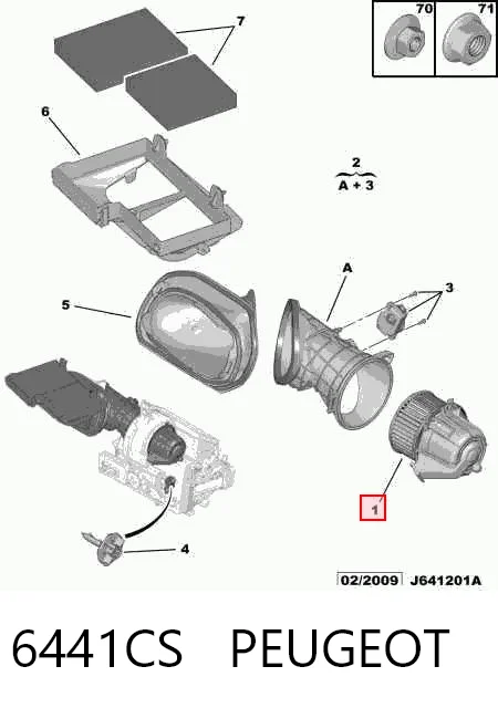 C3 I Kalorifer fan motoru