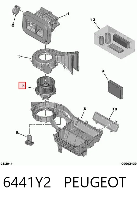 Fiat Ducato III Kalorifer fan motoru Türkiye fiyatı