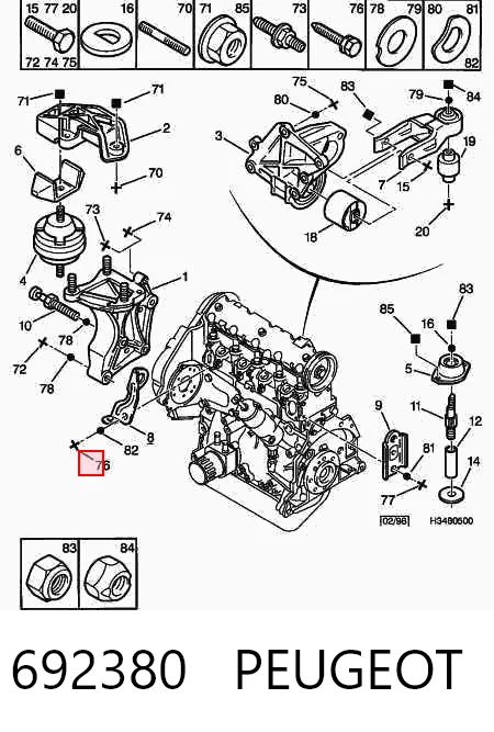 6923.80 Peugeot/Citroen