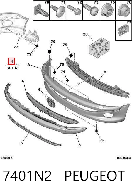 Peugeot 206  Araba tampon