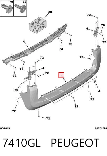 Fiat Fiorino  (2008 - 2026) Arka tampon fiyatları