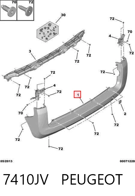 Fiat Fiorino  (2008 - 2026) Arka tampon fiyatları
