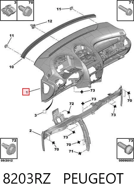 Peugeot 206  Torpido Paneli Türkiye fiyatı