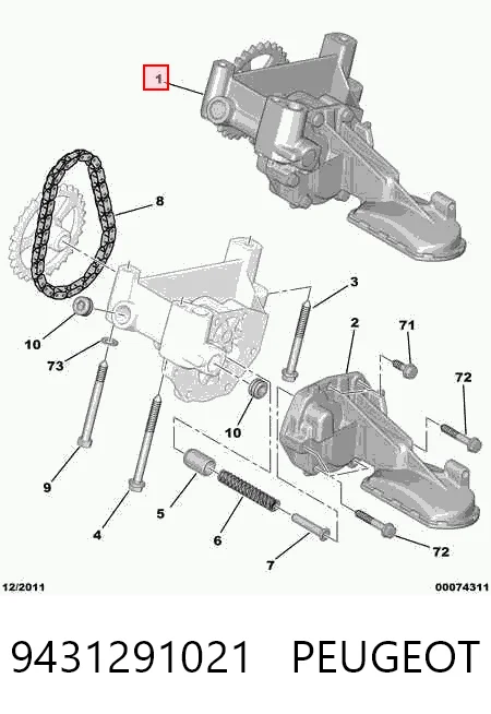 9431291021 Peugeot/Citroen