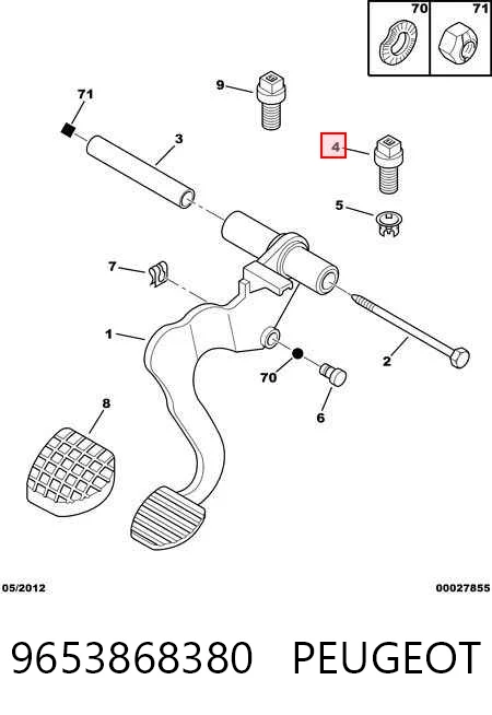 Berlingo Fren Pedal Müşürü