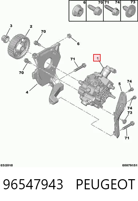 Ford Fiesta V Mazot pompası