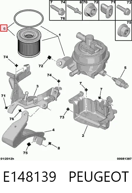 E148139 Peugeot/Citroen