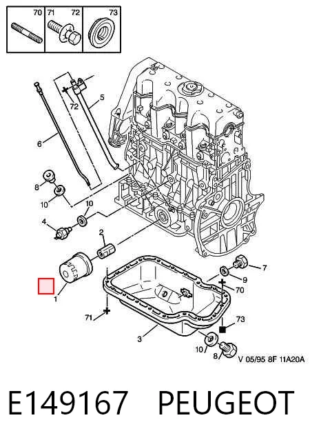 301 sedan (2013 - 2026) Yağ filtresi