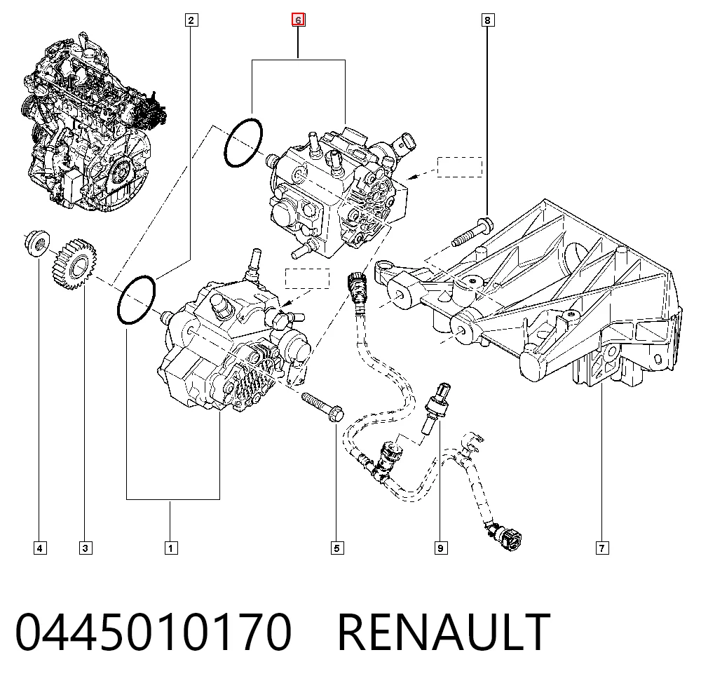 Qashqai I Mazot pompası