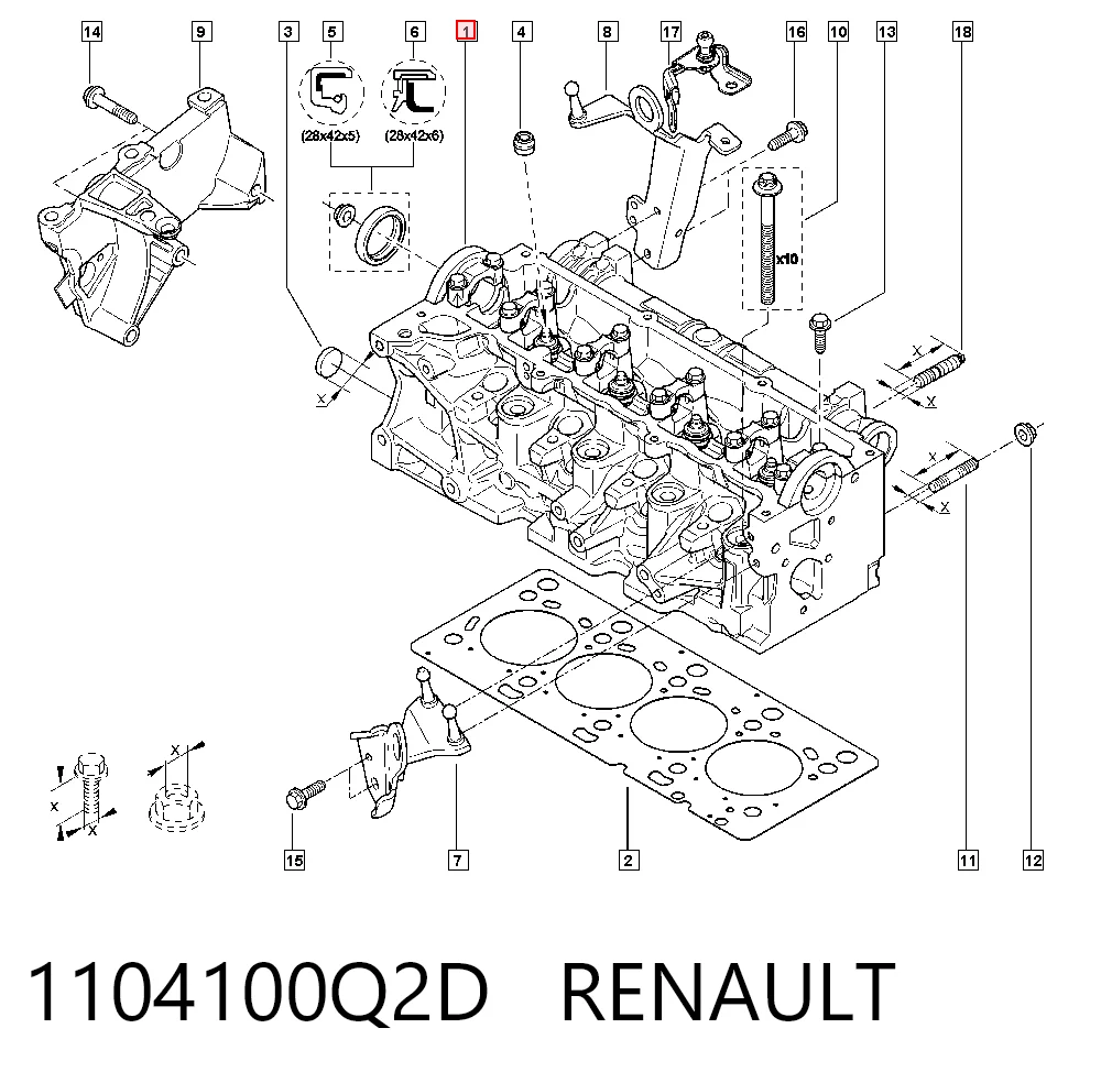 Dacia Duster  Silindir kapağı
