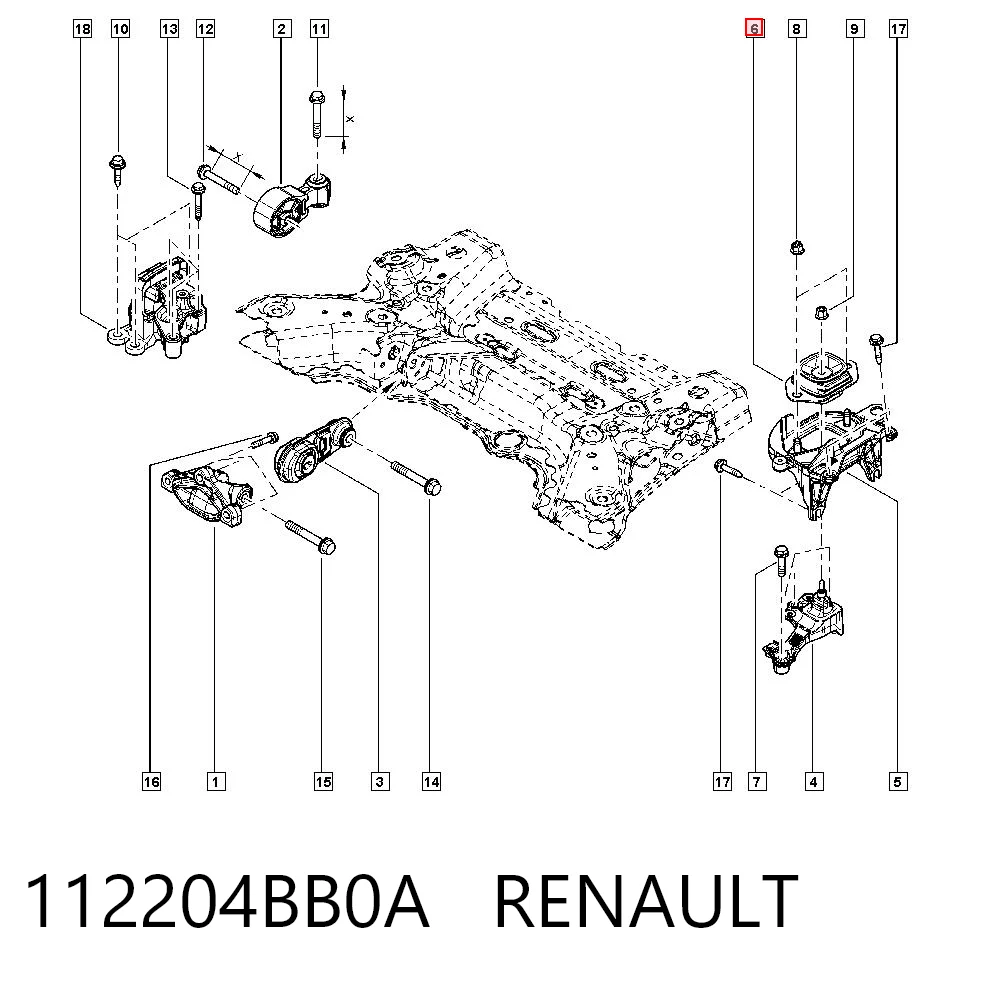 Renault Clio V Şanzıman kulağı