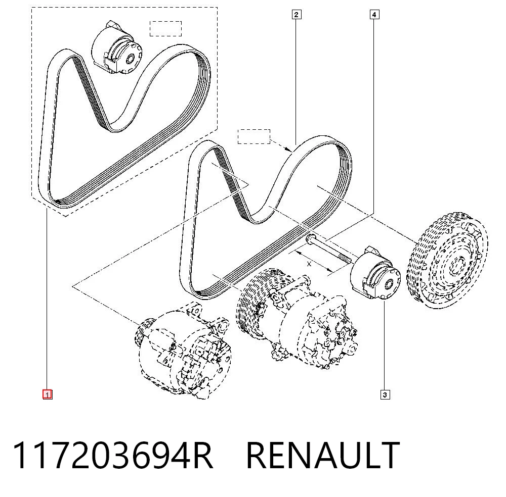 117203694R Renault (RVI)