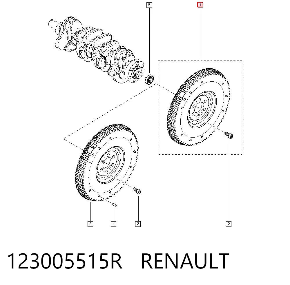 Renault Clio IV Motor volanı