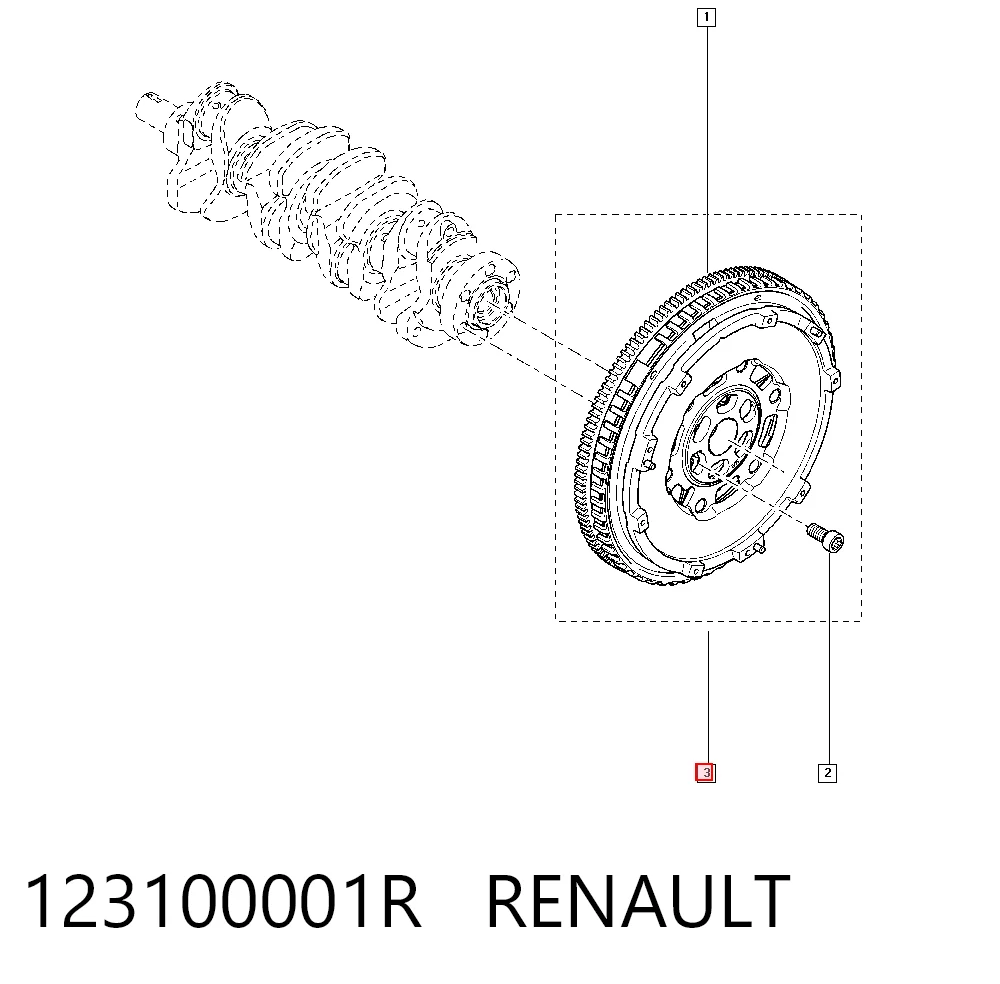 Renault Clio IV (2012 - 2021) Motor volanı 