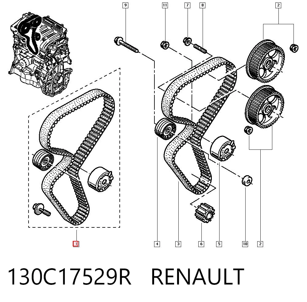 Clio SYMBOL Triger set