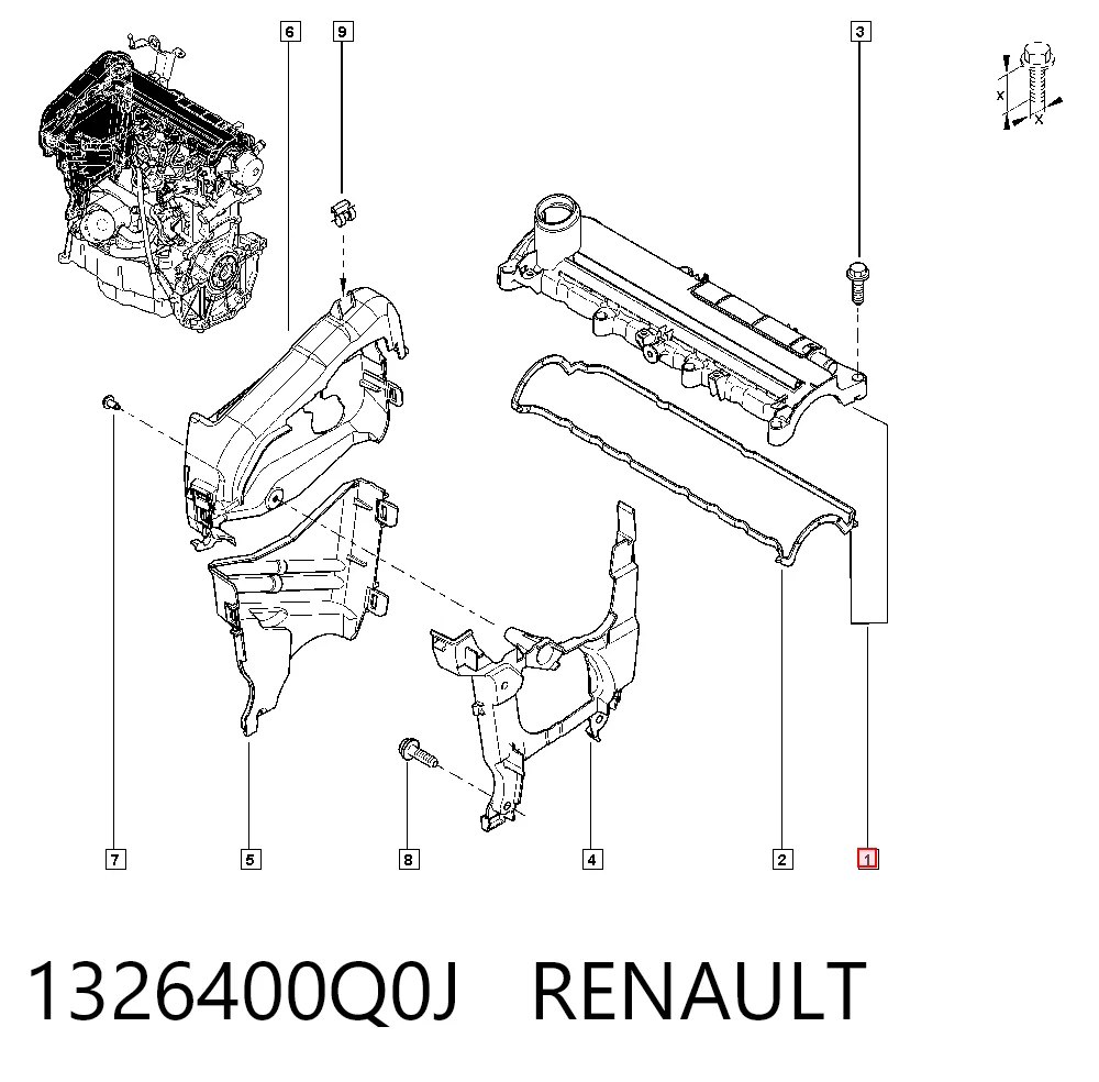 Renault Clio V Külbütör kapağı Türkiye fiyatı