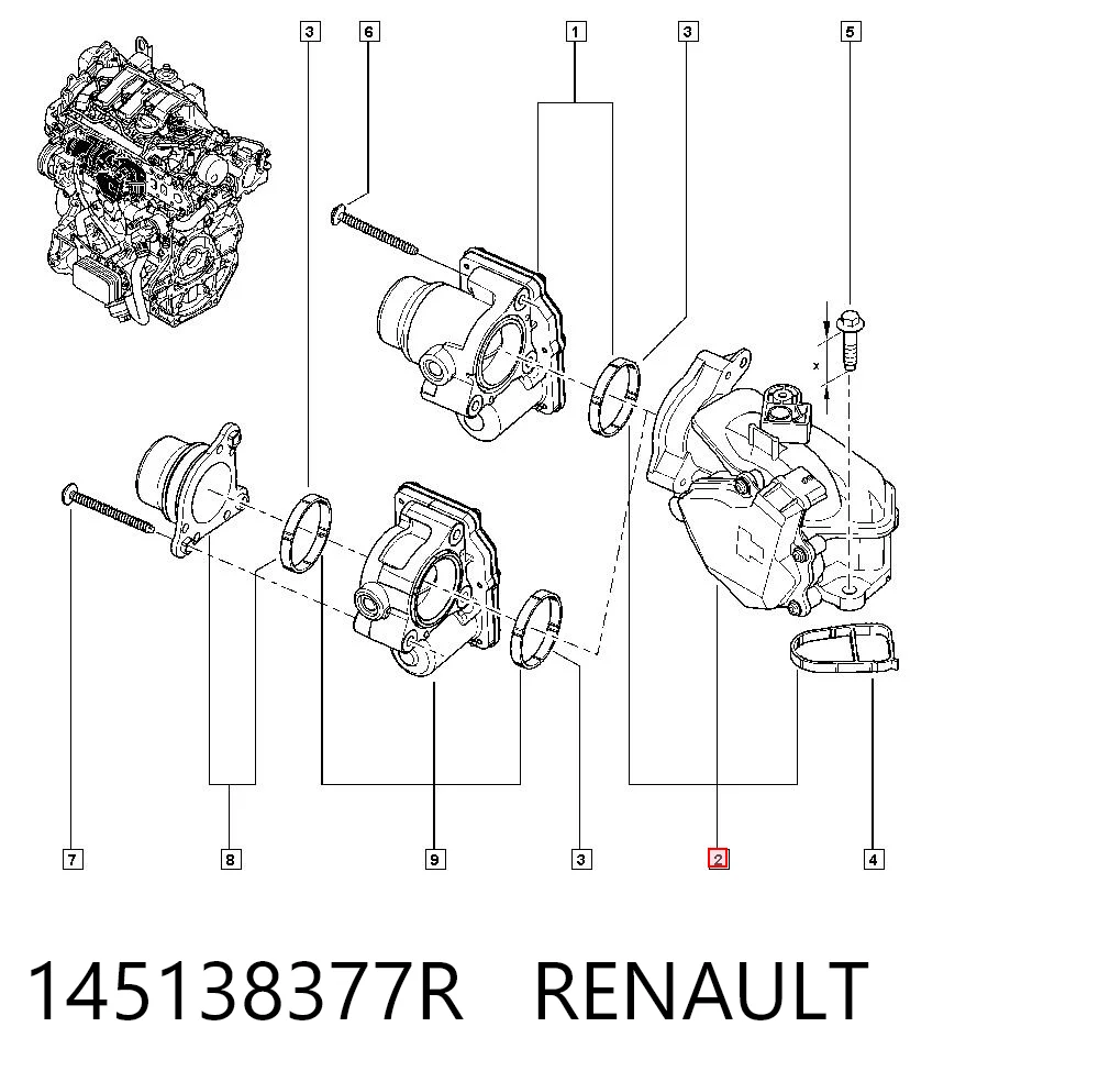 Renault Megane IV Gaz kelebegi