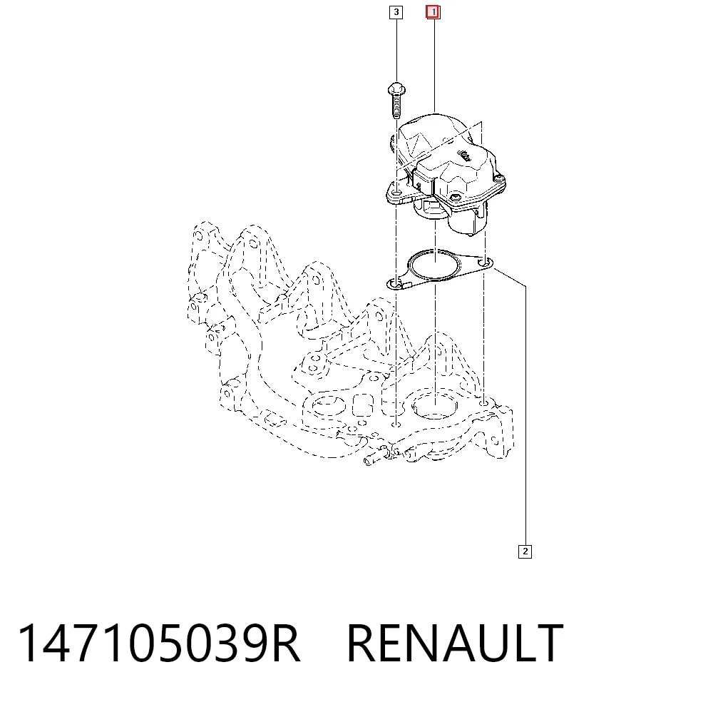 Renault Megane IV EGR vanası
