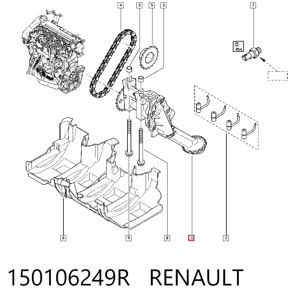 Renault Fluence  Yağ pompası