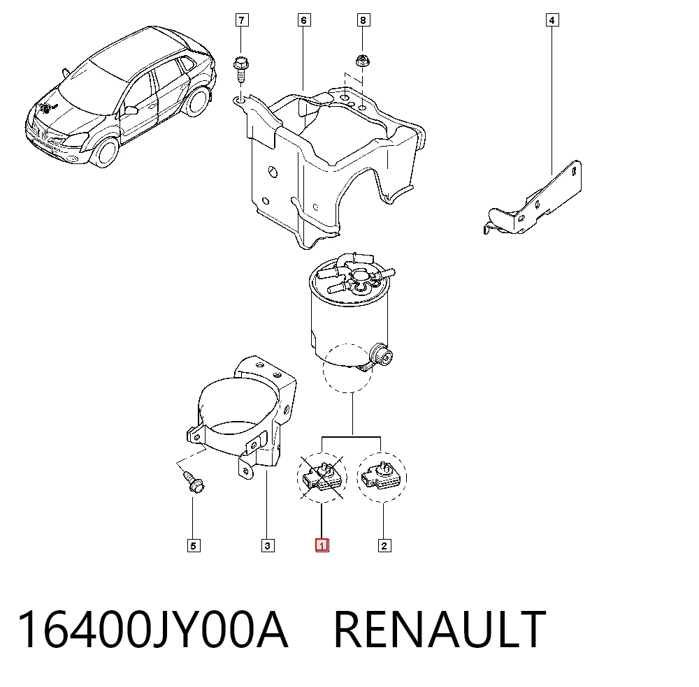 16400JY00A Renault (RVI)