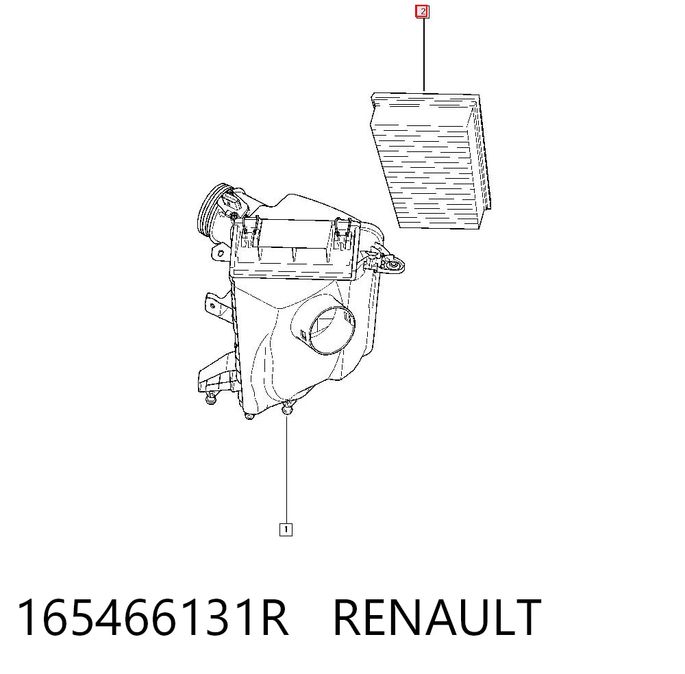 Nissan Qashqai I Hava filtresi